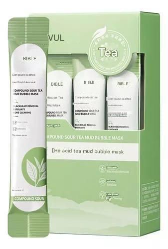 Compound Sour Tea Bubble Mask (Pack of 3)